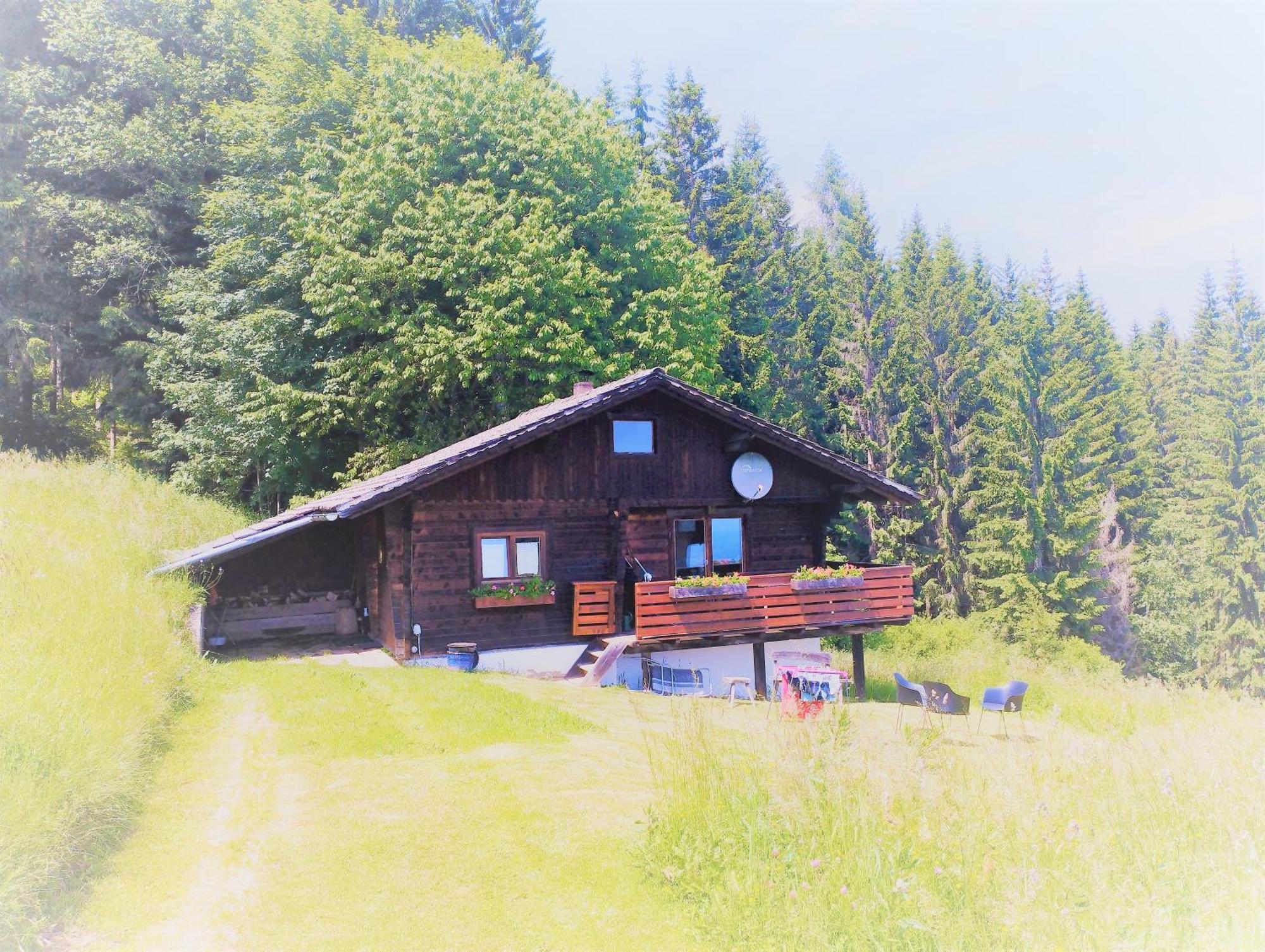 Villa Urlaub Im Blockhaus Diex Esterno foto